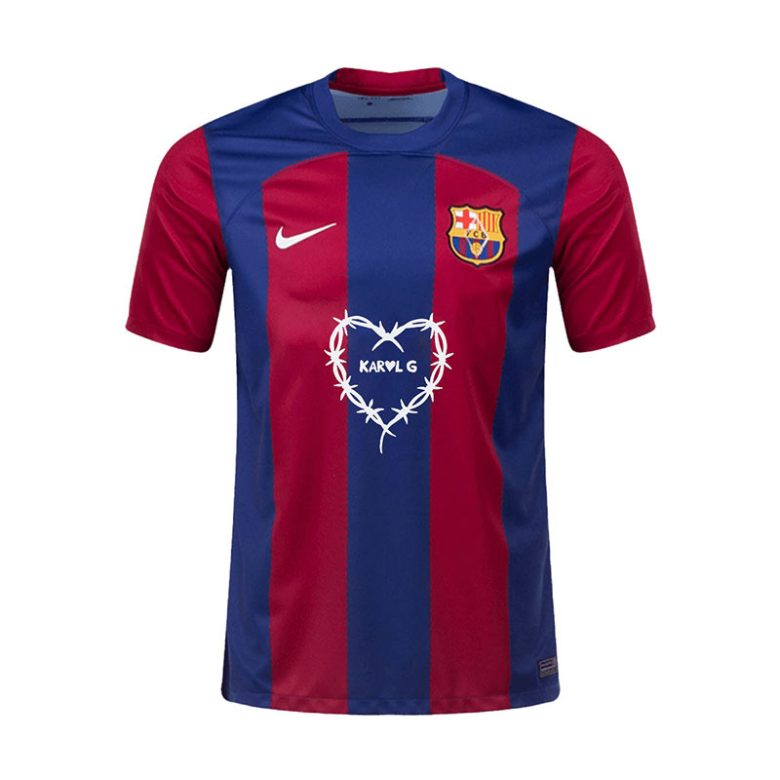 2023-2024 Barcelona Karol G Soccer Jersey - One Soccer Jerseys