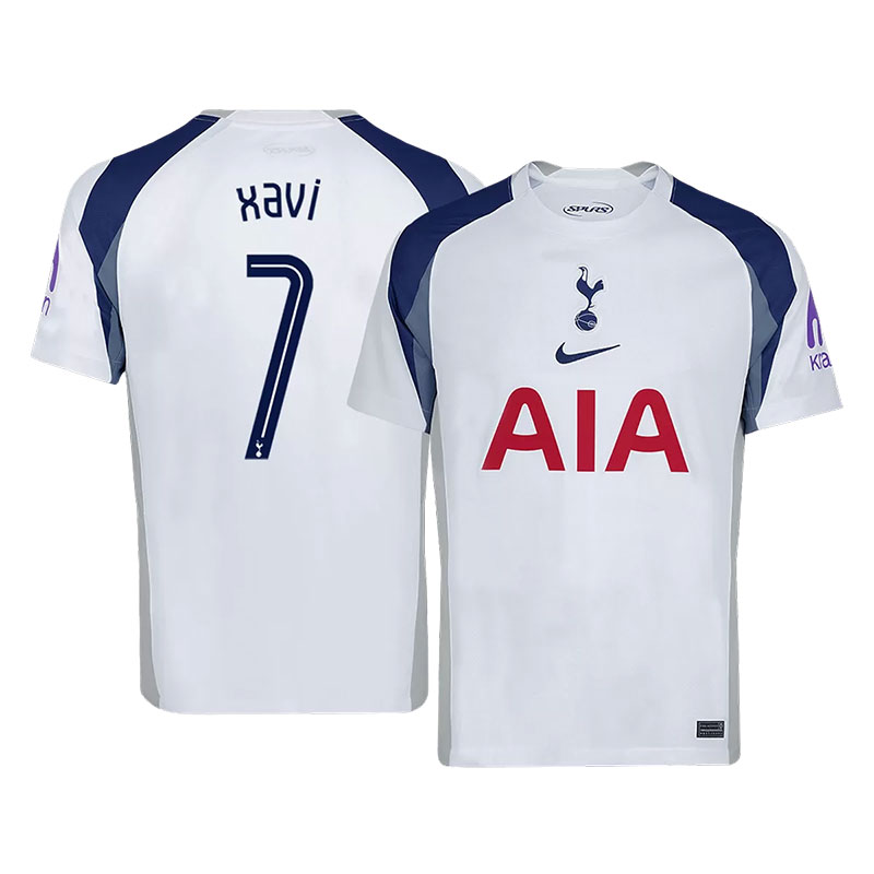 UCL-2025-2026-Tottenham-Hotspur-XAVI-7-Home-Soccer-Jersey