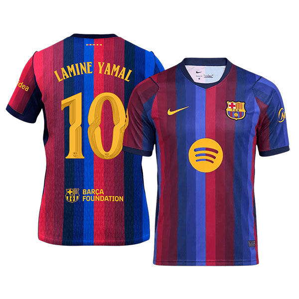 UCL-2026-2027-Barcelona-LAMINE-YAMAL-10-Home-Soccer-Jersey