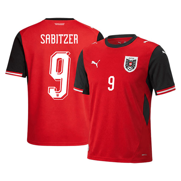 World-Cup-2026-Austria-SABITZER-9-Home-Soccer-Jersey