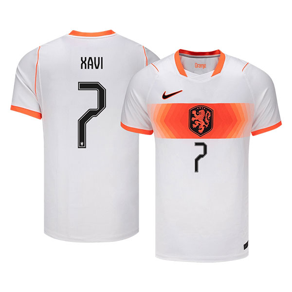 World-Cup-2026-Netherlands-XAVI-7-Away-Soccer-Jersey