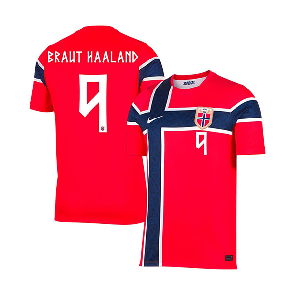 World-Cup-2026-Norway-BRAUT-HAALAND-9-Home-Soccer-Jersey