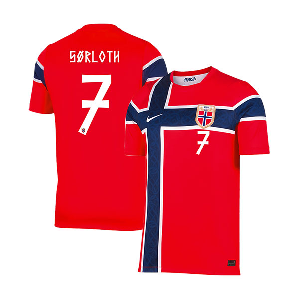 World-Cup-2026-Norway-SORLOTH-7-Home-Soccer-Jersey
