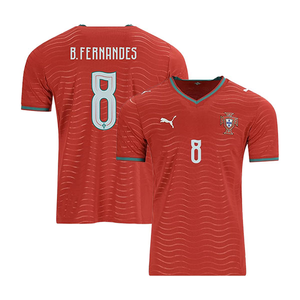 World-Cup-2026-Portugal-FERNANDES-8-Home-Soccer-Jersey